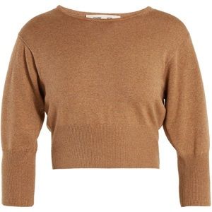 Diane Von Furstenberg Crop Sweater